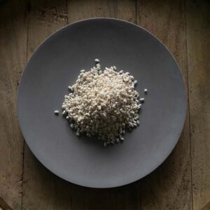 dried Koji on the plate