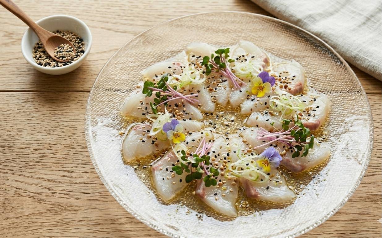 buckwheat-white-tamari-white-fish-carpaccio