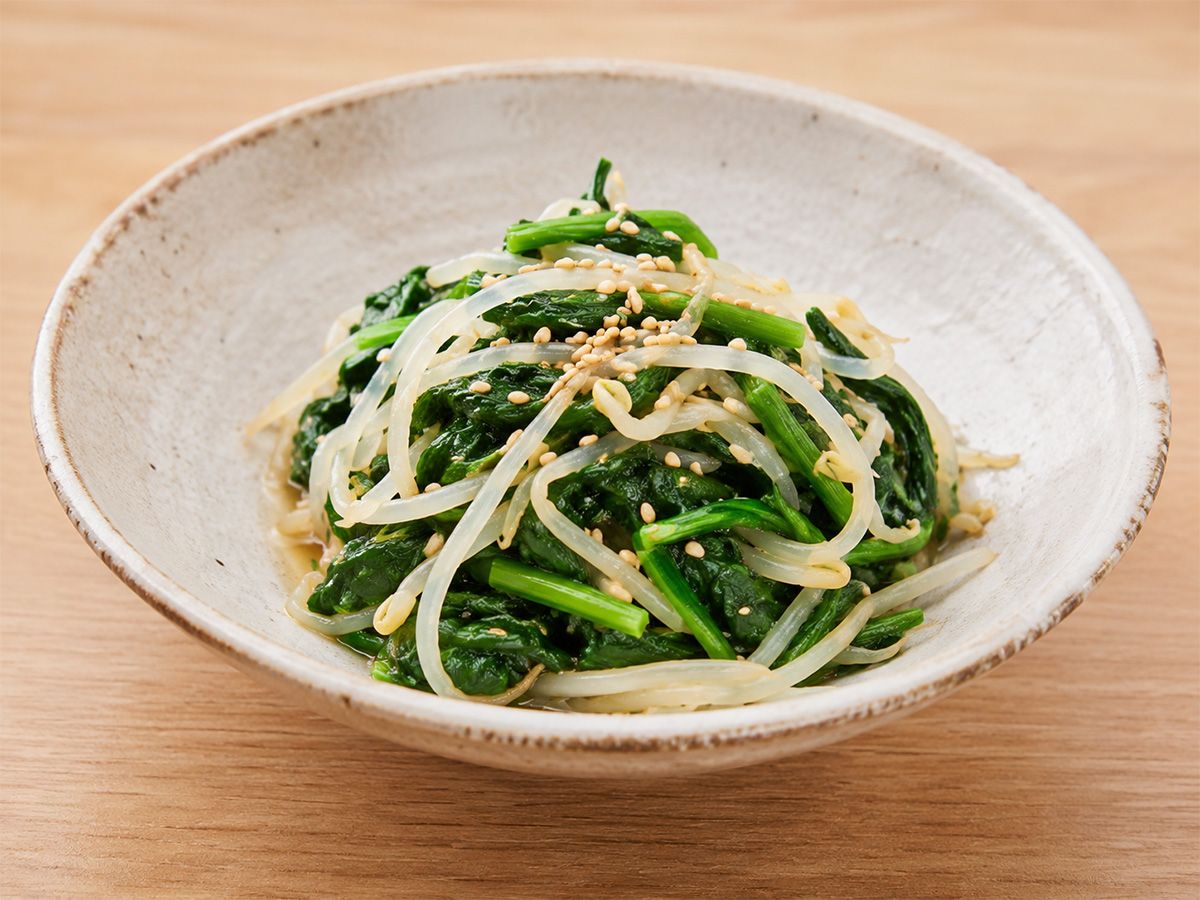 SpinachBeanSproutSalad